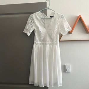 Lulu’s Angel In Disguise White Dress | Like New | XS